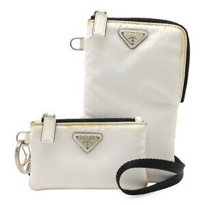 PRADA White Shoulder Bag